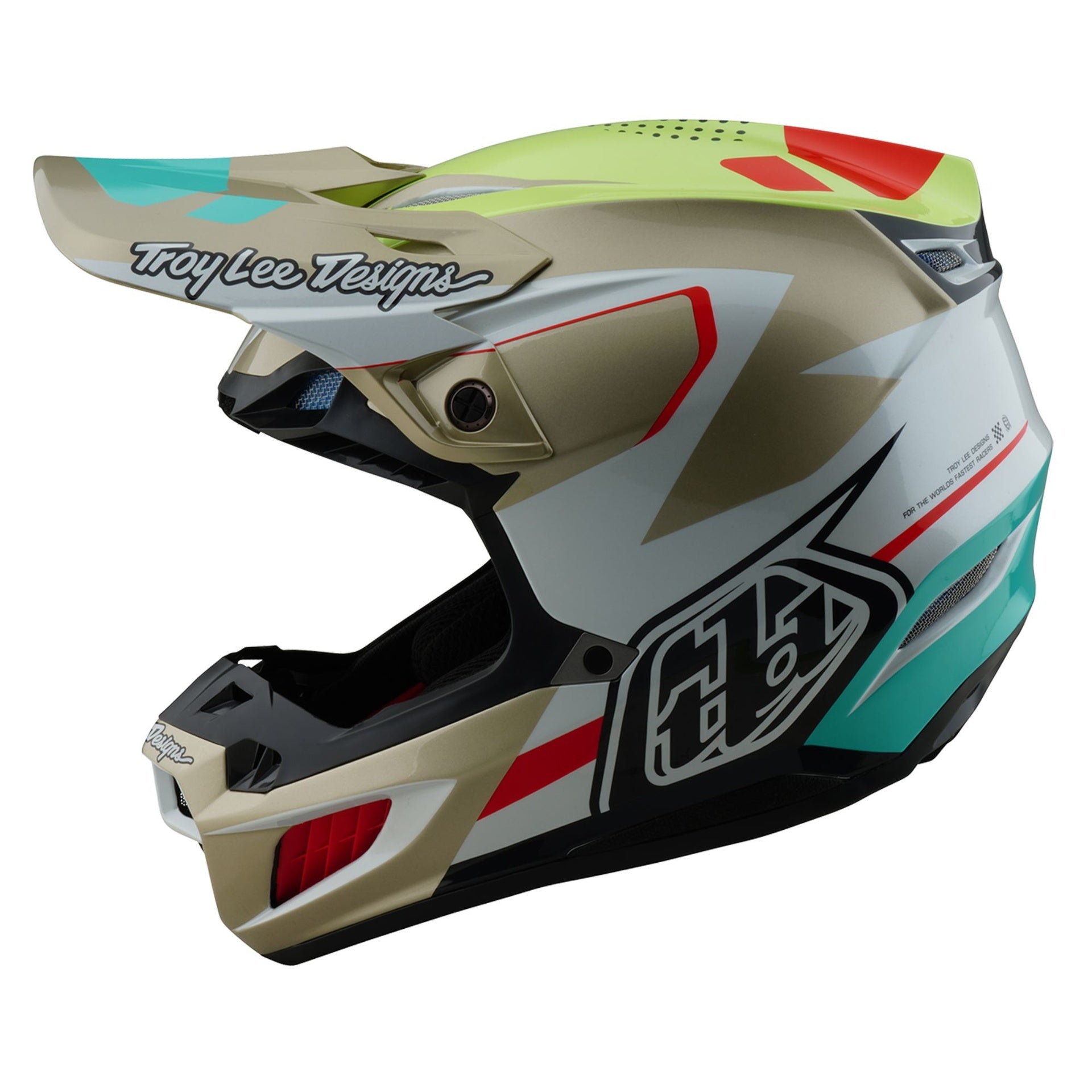 Casco Troy Lee Designs Se5 Ece de Composite Optic White